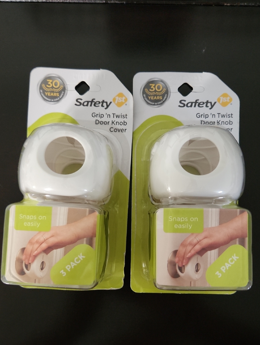 Bundle Of 2 - Safety 1st 3 Pack Door Knob Covers- Infant Safety